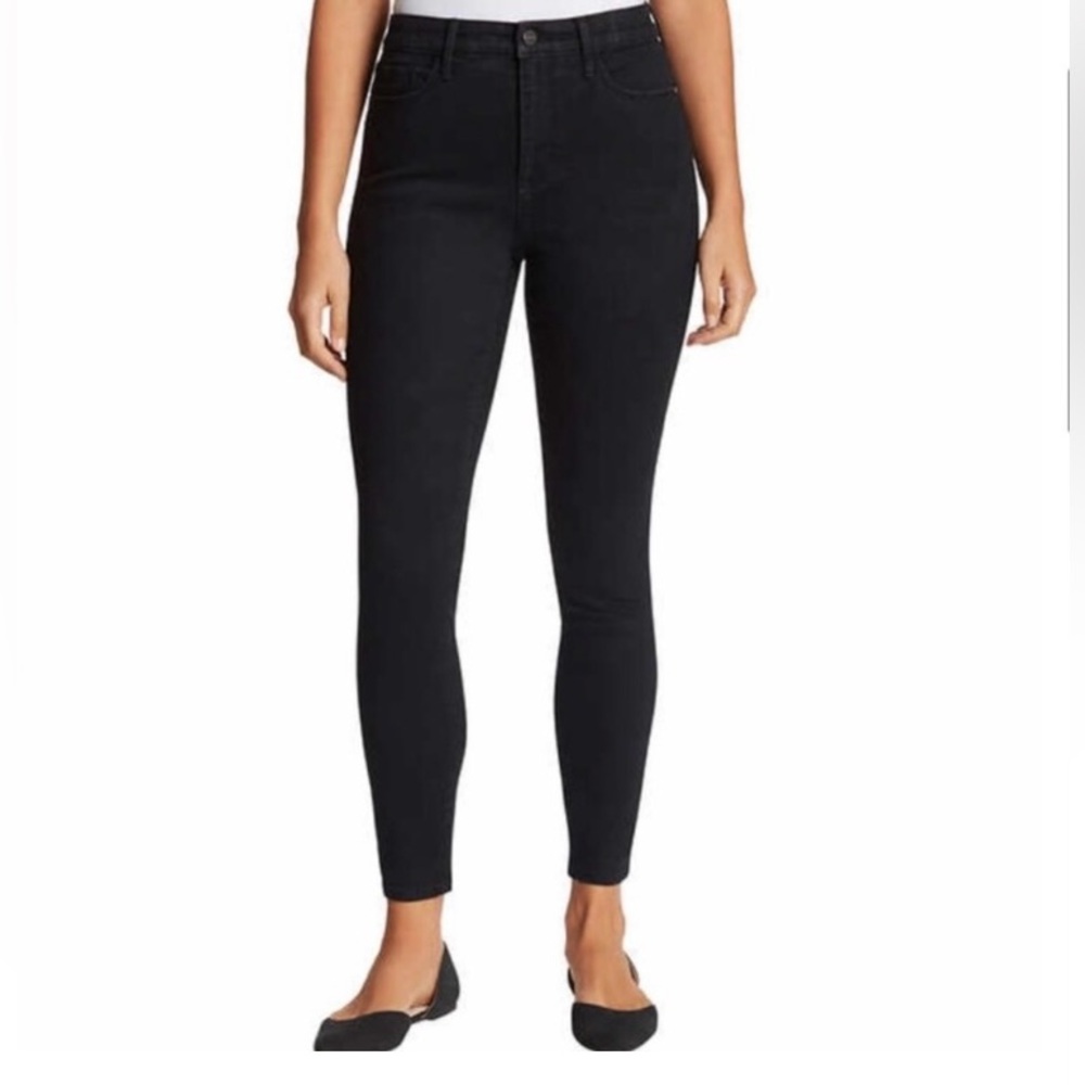 Women’s Social Standard by Sanctuary High Rise Skinny Jeans In Black Size 14/32
